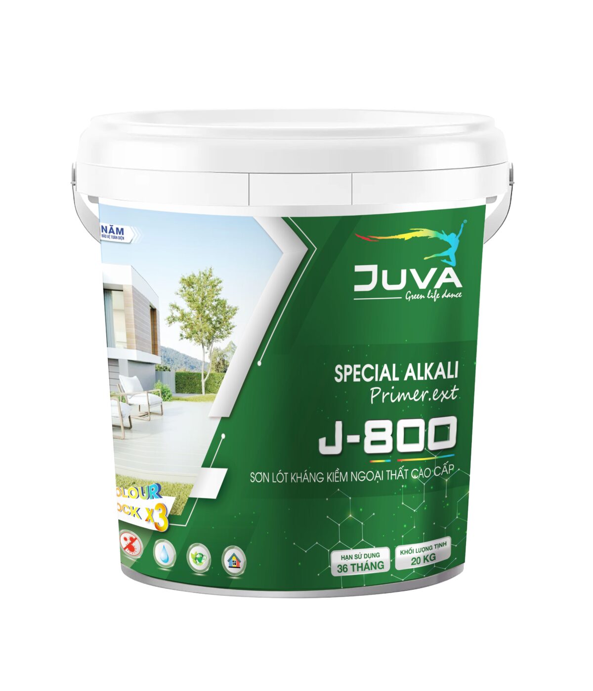 SƠN LÓT KHÁNG KIỀM NGOẠI THẤT ĐẶC BIỆT J-800