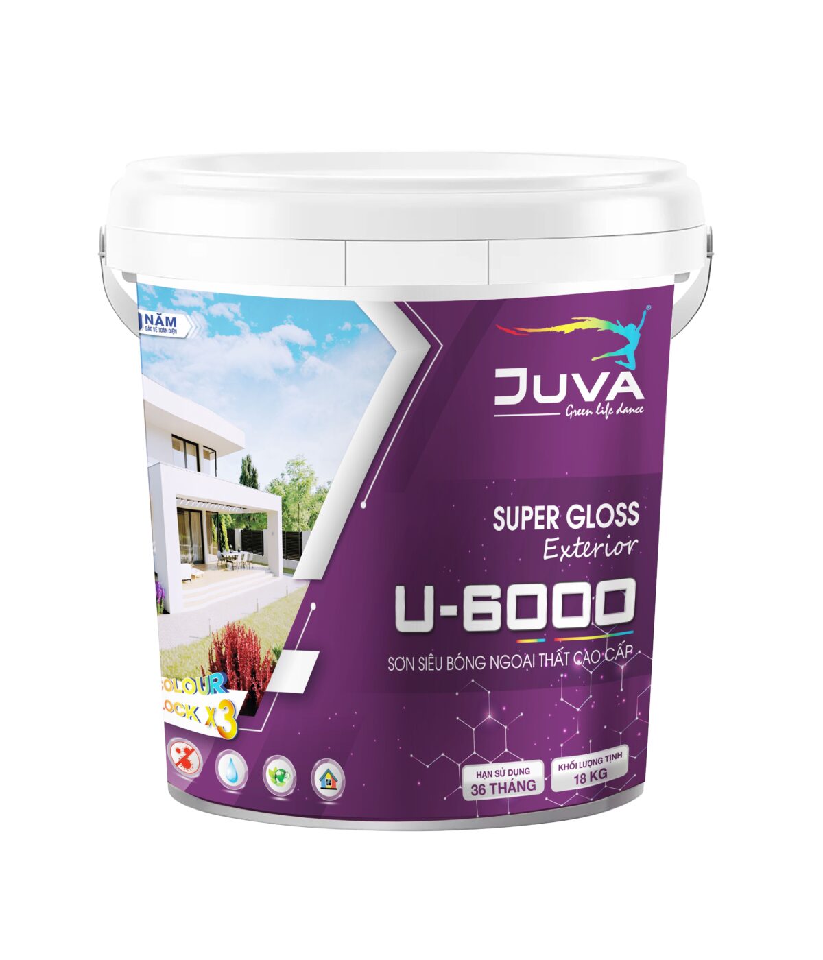 SƠN SIÊU BÓNG NGOẠI THẤT CAO CẤP U-6000