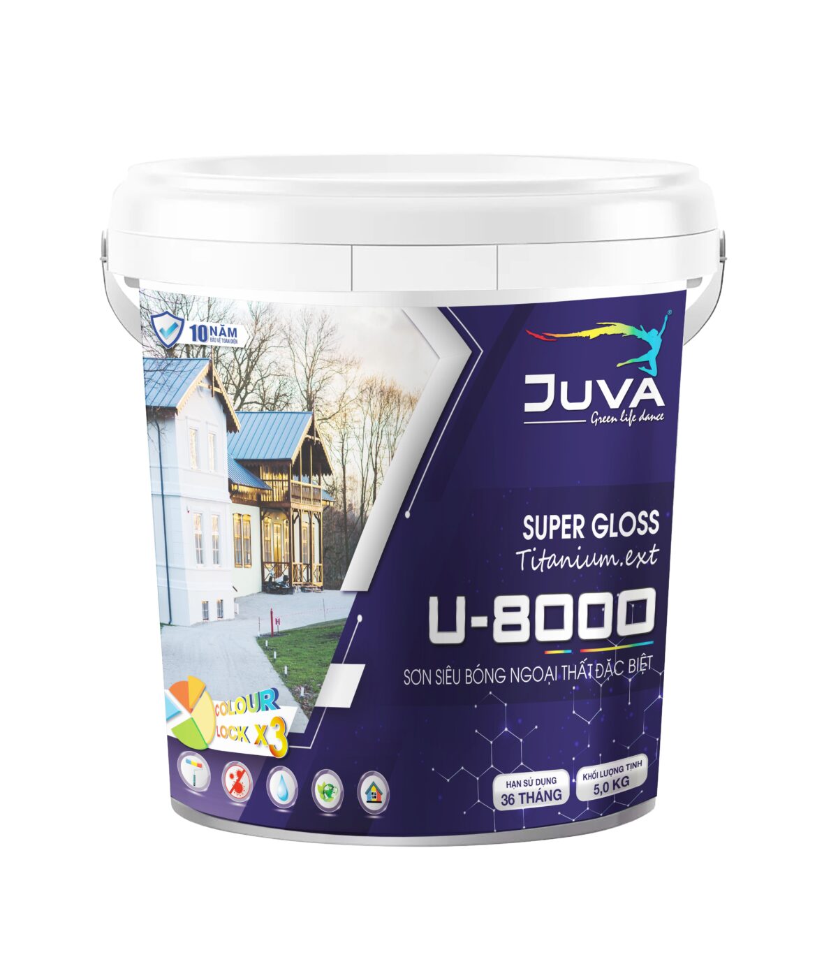 SƠN SIÊU BÓNG NGOẠI THẤT CAO CẤP U-8000