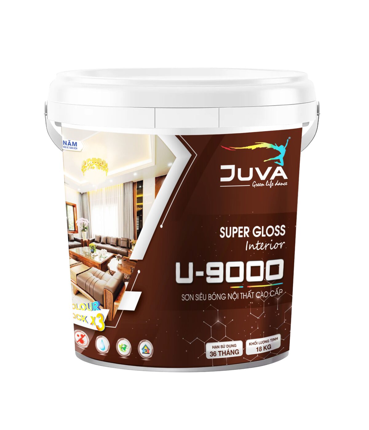 SƠN SIÊU BÓNG NỘI THẤT CAO CẤP U-9000